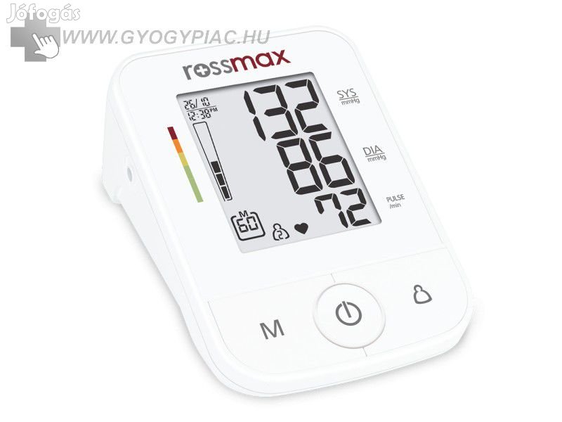 Rossmax X3 automata felkaros vérnyomásmérő Bluetooth
