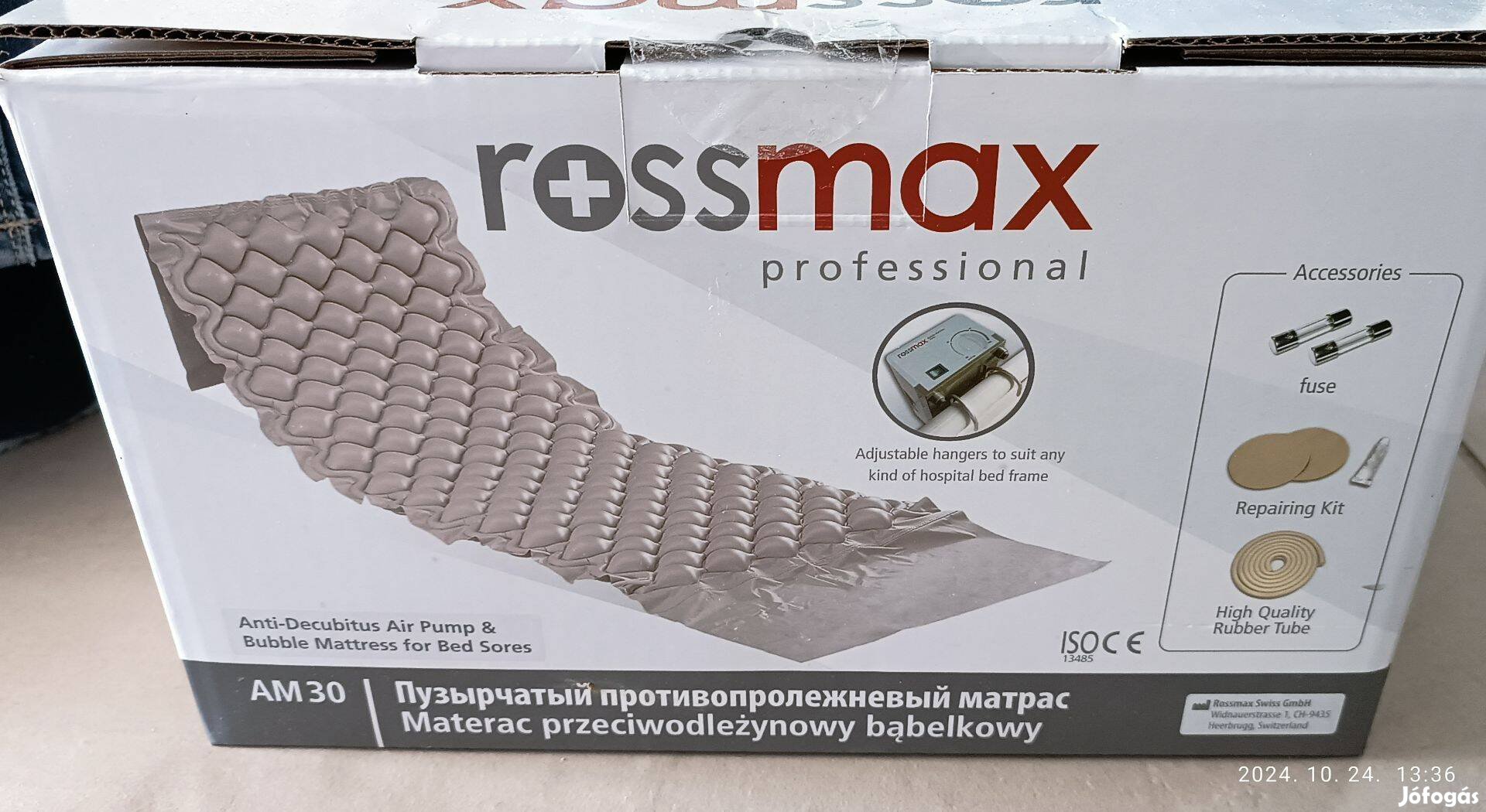 Rossmax felfekvés megelőző (decubitus prevenciós) elektromos matrac