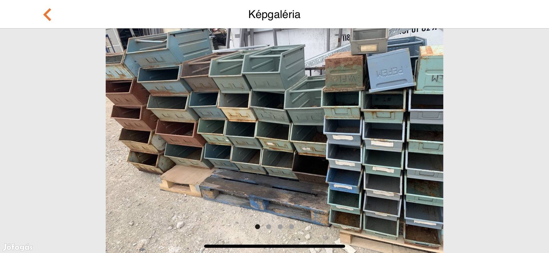 Rota,"Rack" Lemez láda nyitott békebeli
