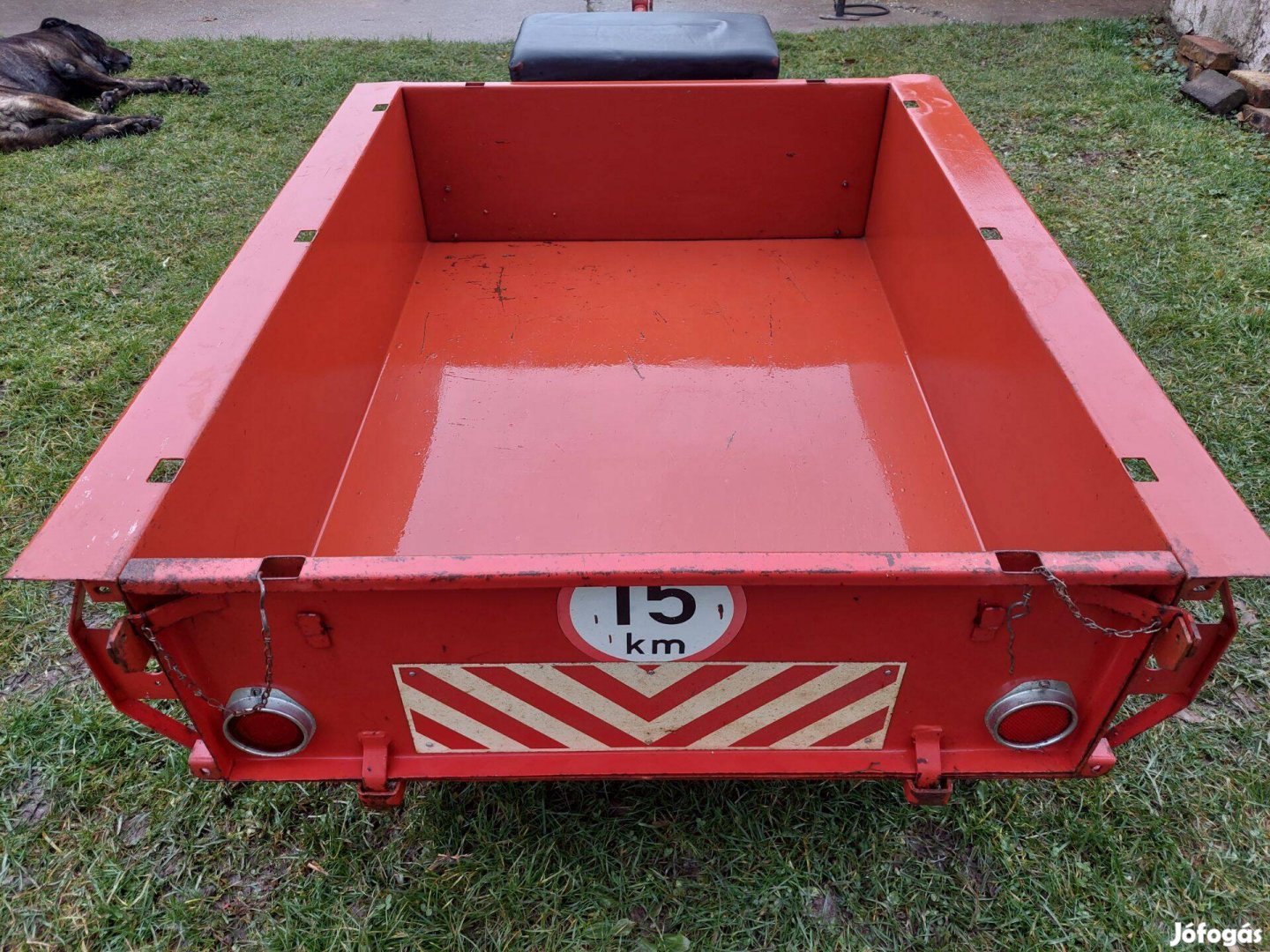 Rotációs kapa utánfutó