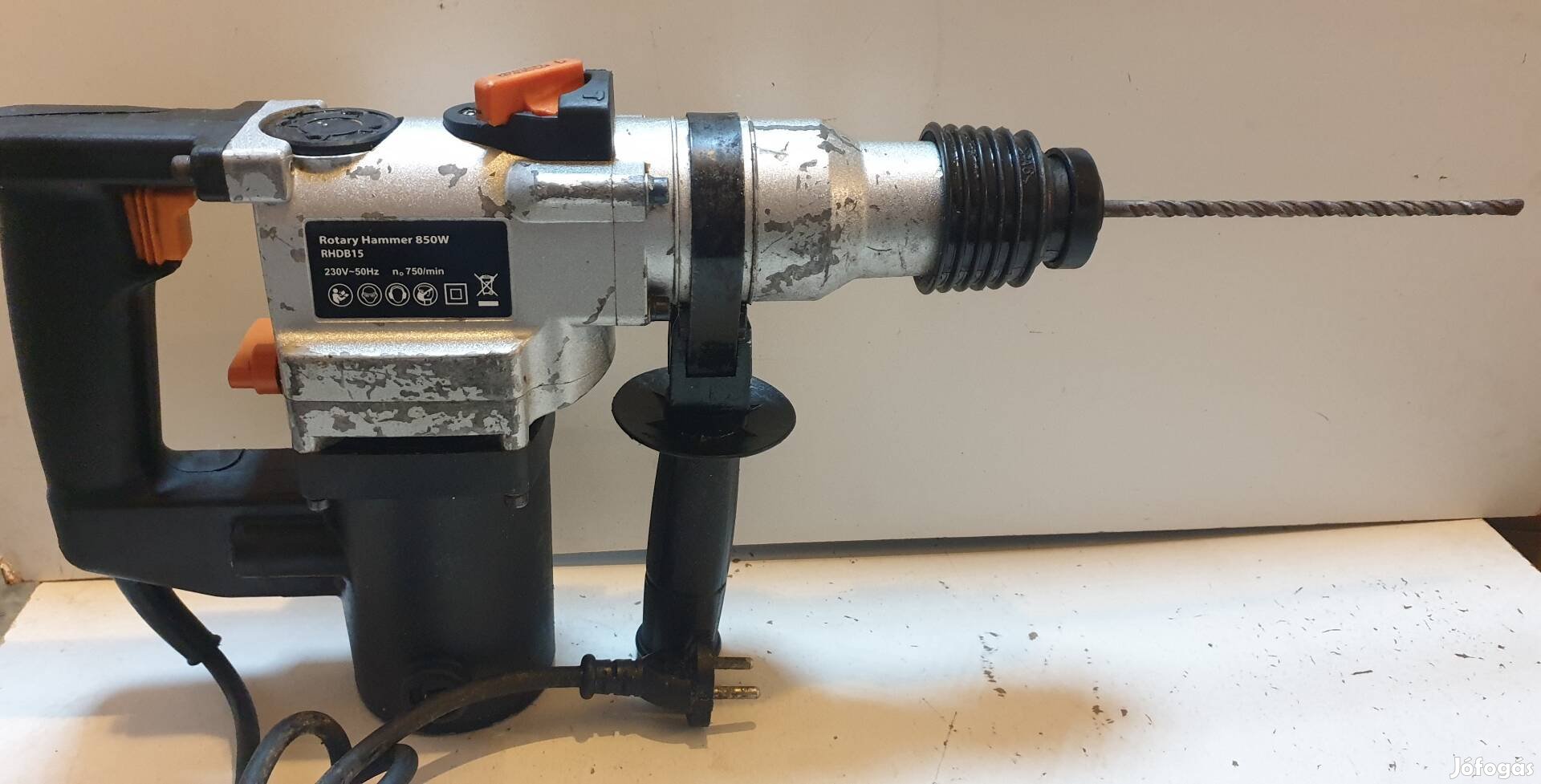 Rotary Hammer pneumatikus fúró-ütvefuró vésökalapács Makita heggyel 