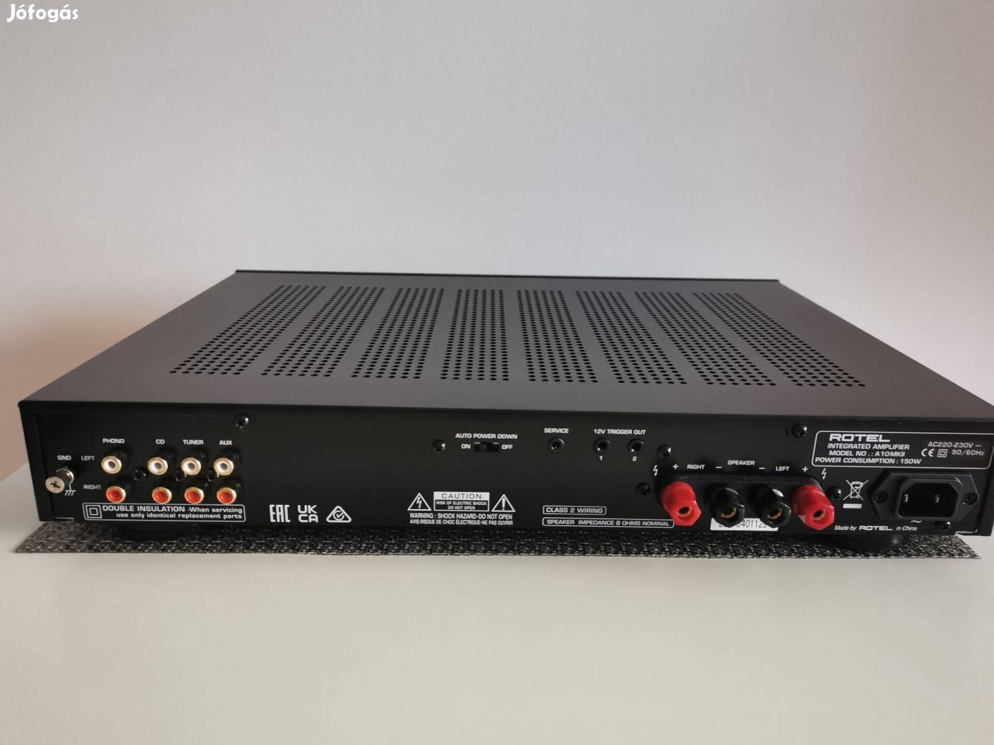 Rotel A10Mkii Új erősitő 2x50 Watt