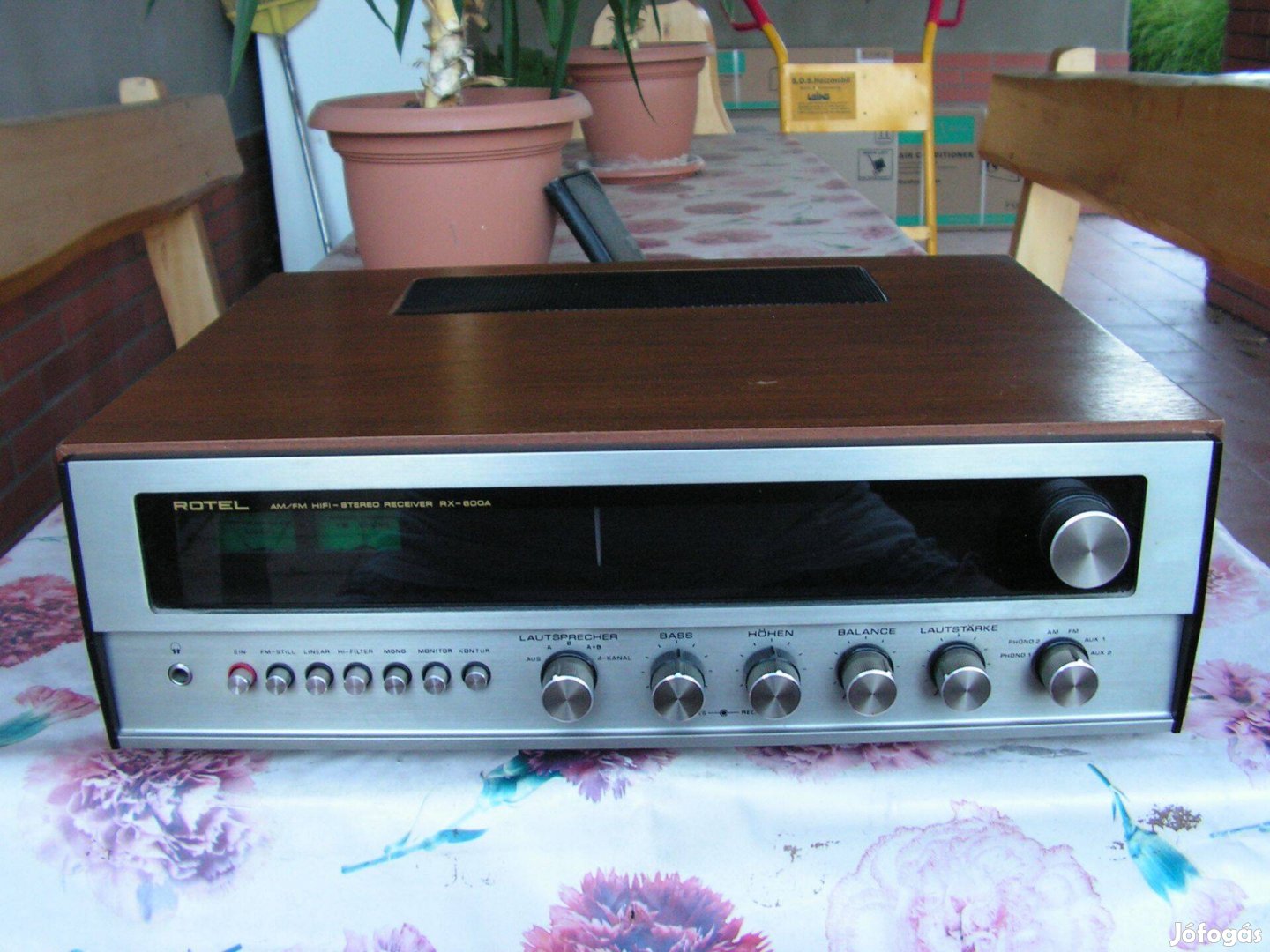 Rotel RX 600 A sztereó rádiós - erősítő. Receiver