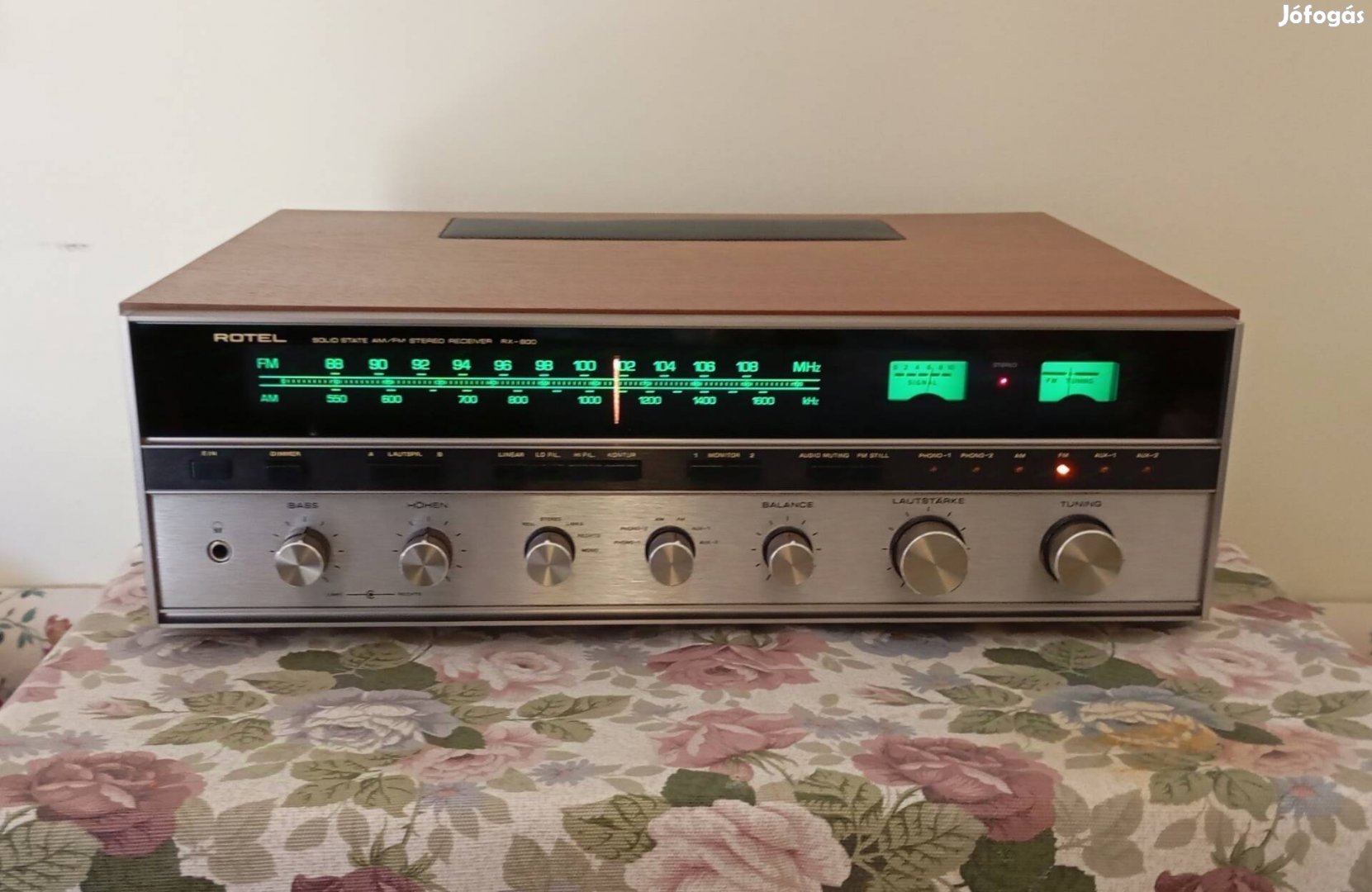 Rotel RX-800 receiver erősítő Retro hifi