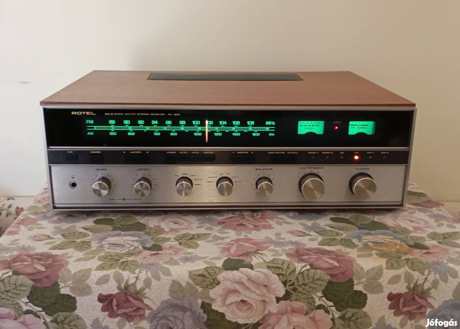 Rotel Receiver Rádió erősítő RX-800