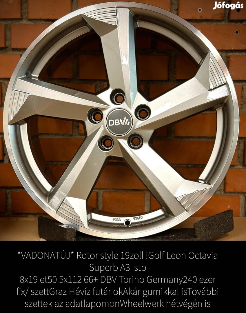 Rotor Design Új 19zoll 5x112 Alufelnik