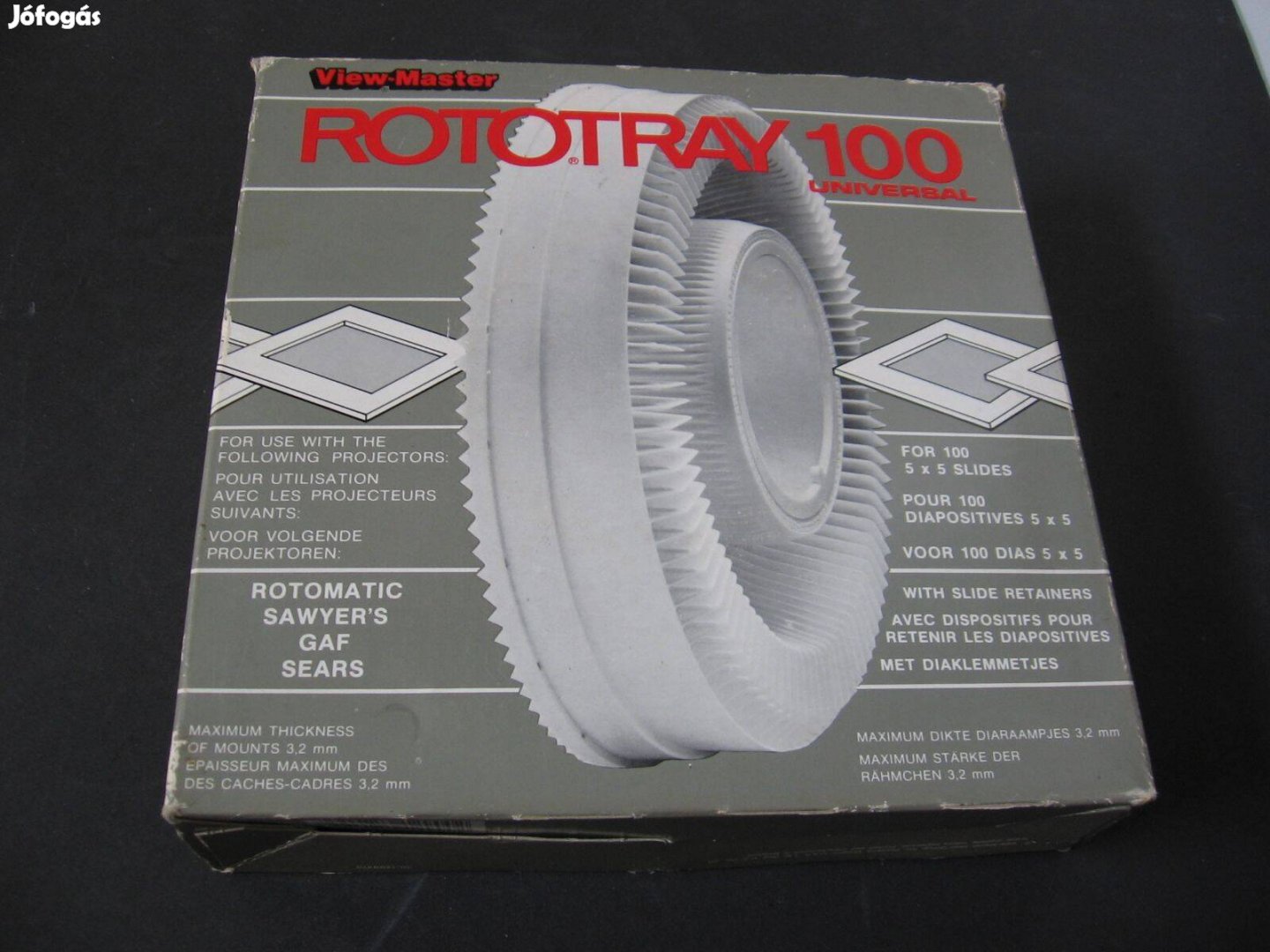 Rototray 100 Körtár