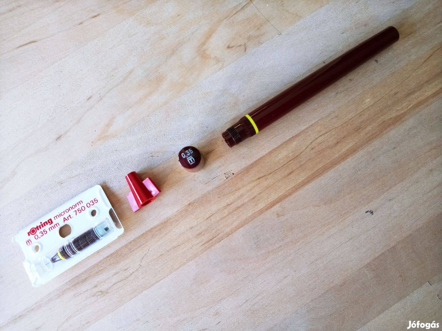 Rotring csőtoll 0,35 mm új heggyel