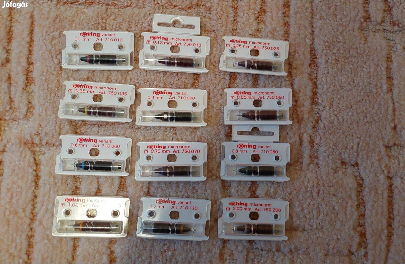 Rotring csőtollhegyek