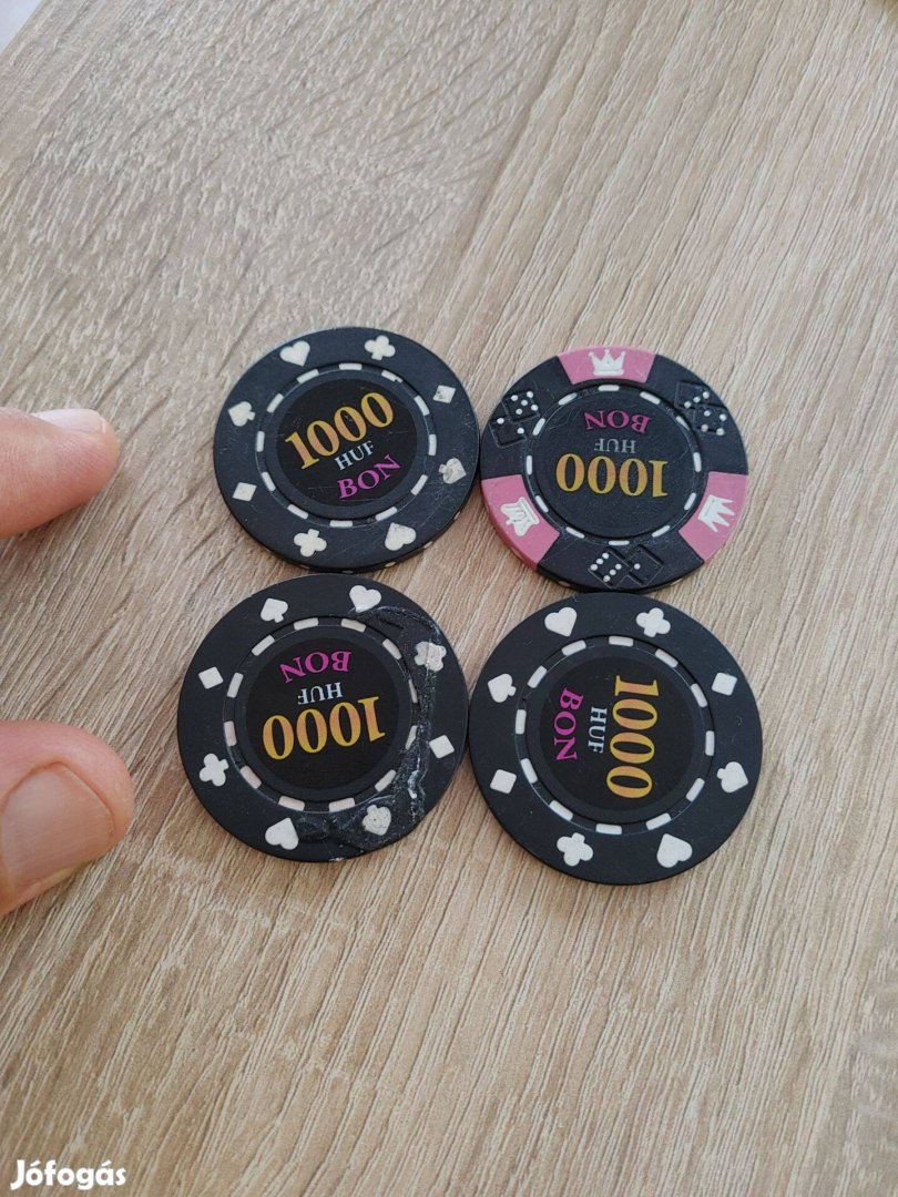 Roulette 1000 HUF Bon tallérok