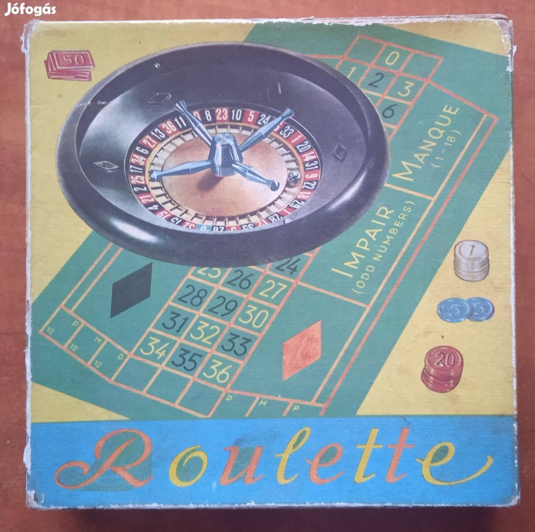 Roulette rulett játék a 80-as évekből