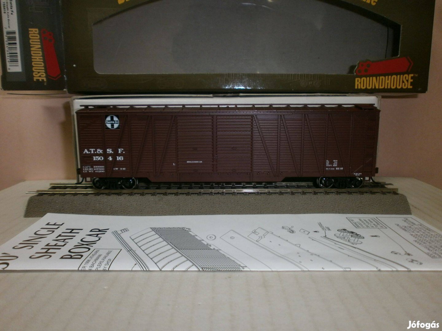 Roundhouse 84414 - Usa "Box Car" teher kocsi - H0