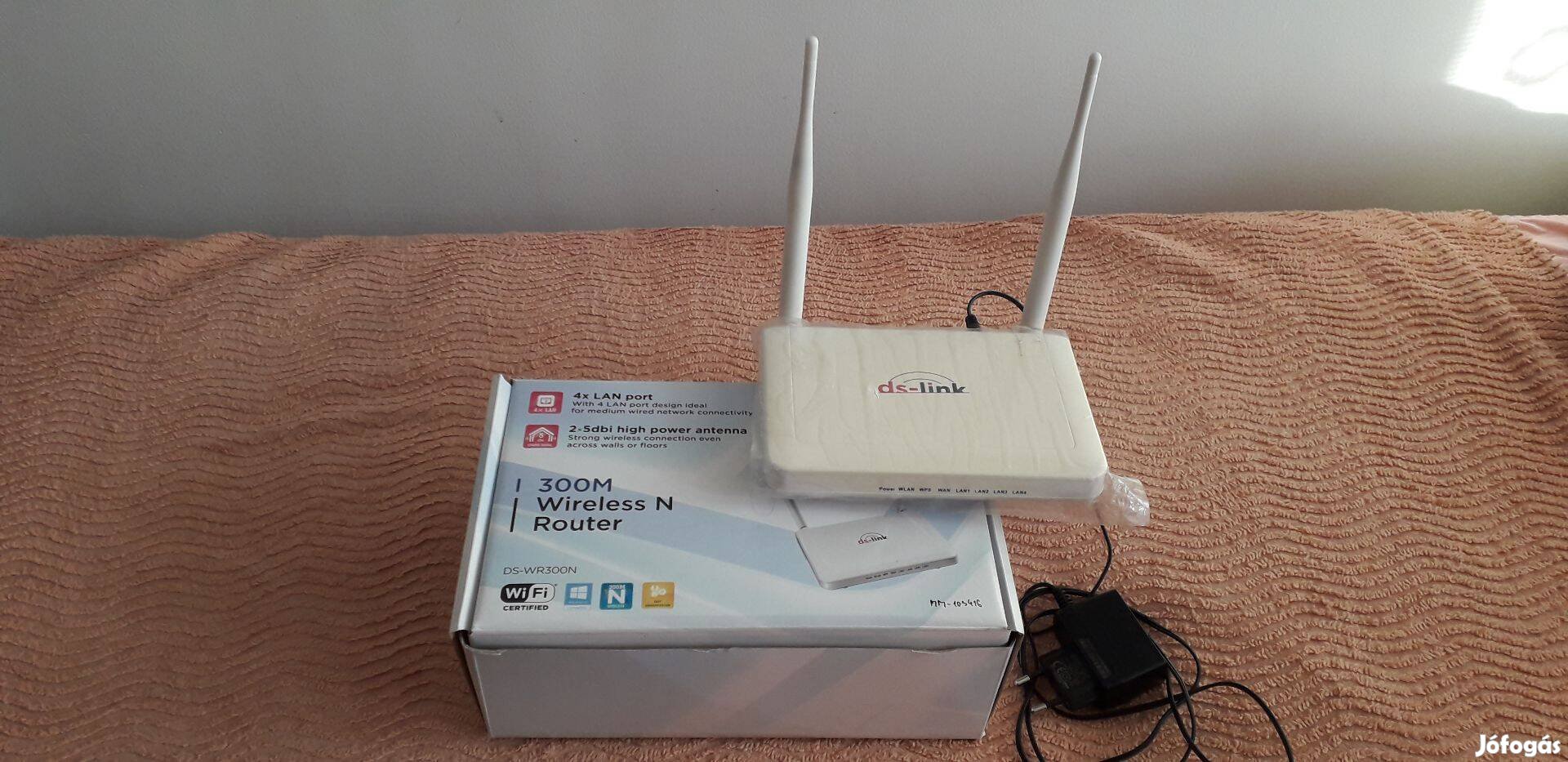 Router - DS-Link DS-WR300N, gyári csomagolásban eladó