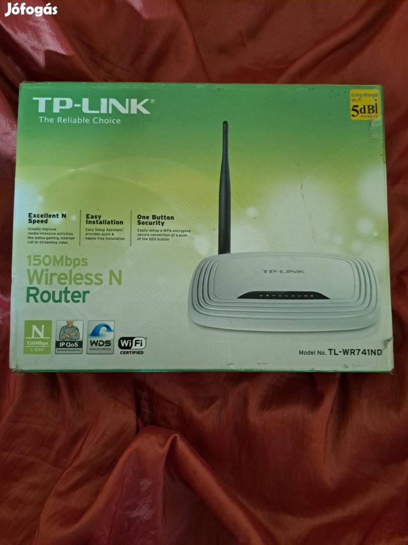 Router, új,150Mbps Wireless N 2.4 Ghz