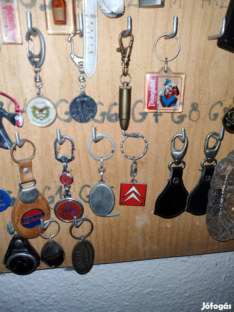 Rover retro bőr kulcstartó 