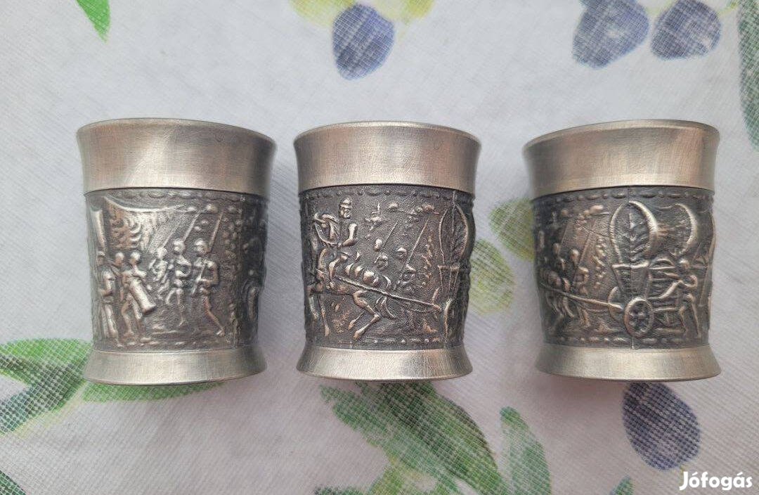Röviditalos poharak 2. Ónpoharak - 3 darab