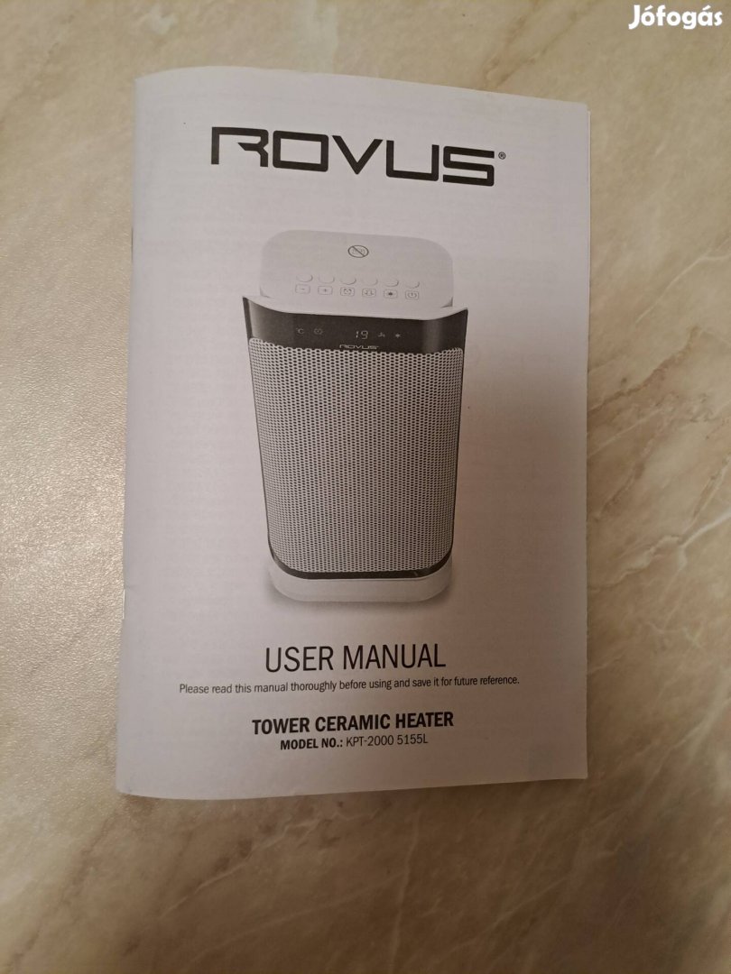 Rovus ceramia torony fűtőtest