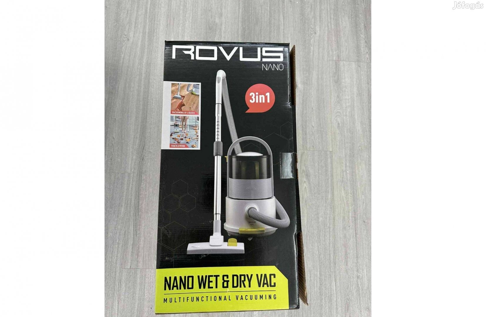 Rovus nedves és száraz porszívó új!