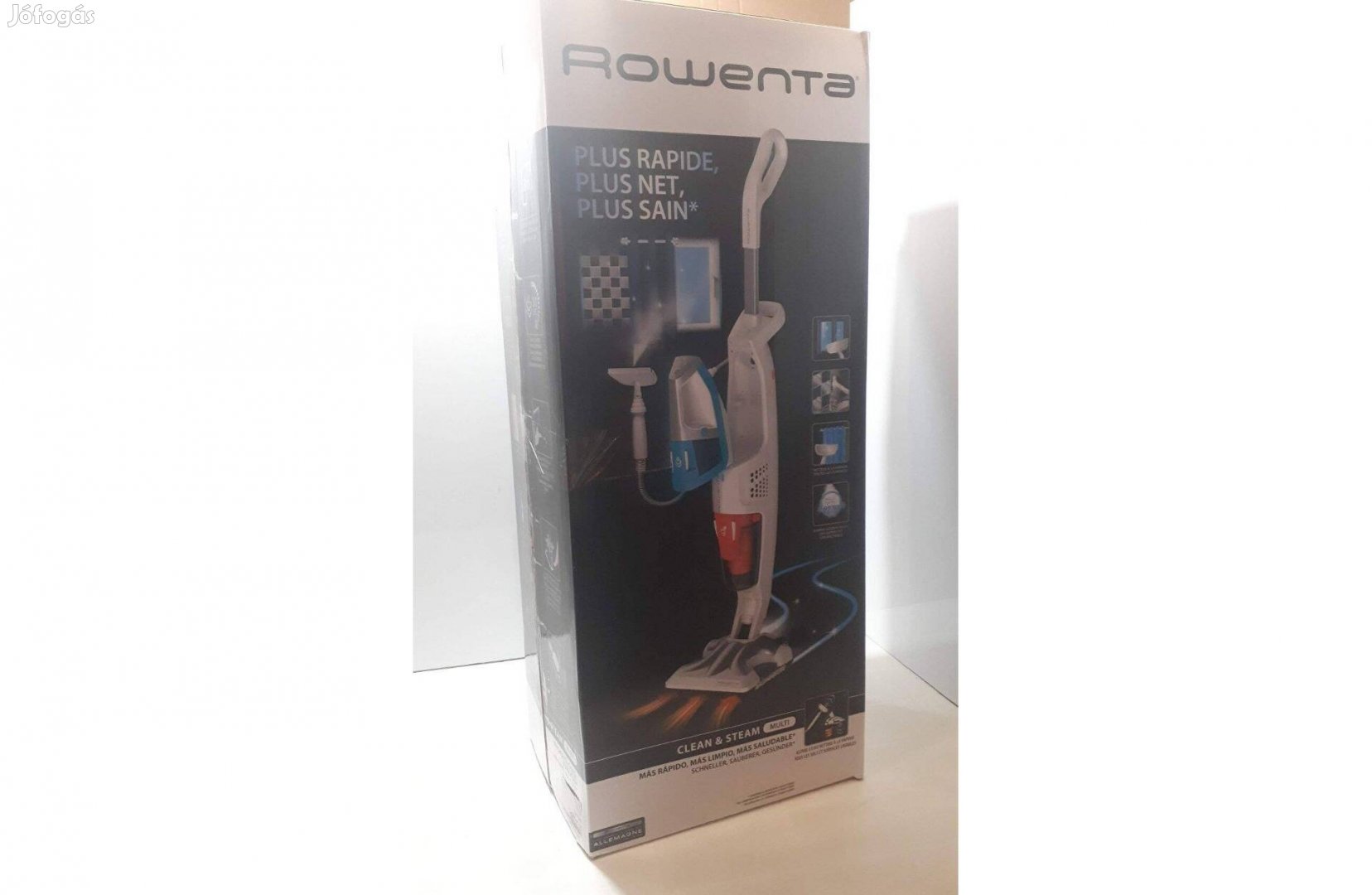 Rowenta Clean & Steam Multi gőztisztító, takarítógép sok tartozékkal