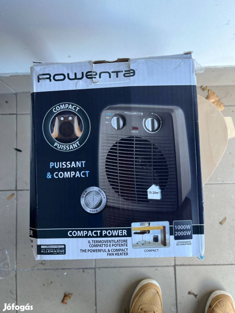 Rowenta Compact Power hősugárzó 2000W Újszerű, gyári