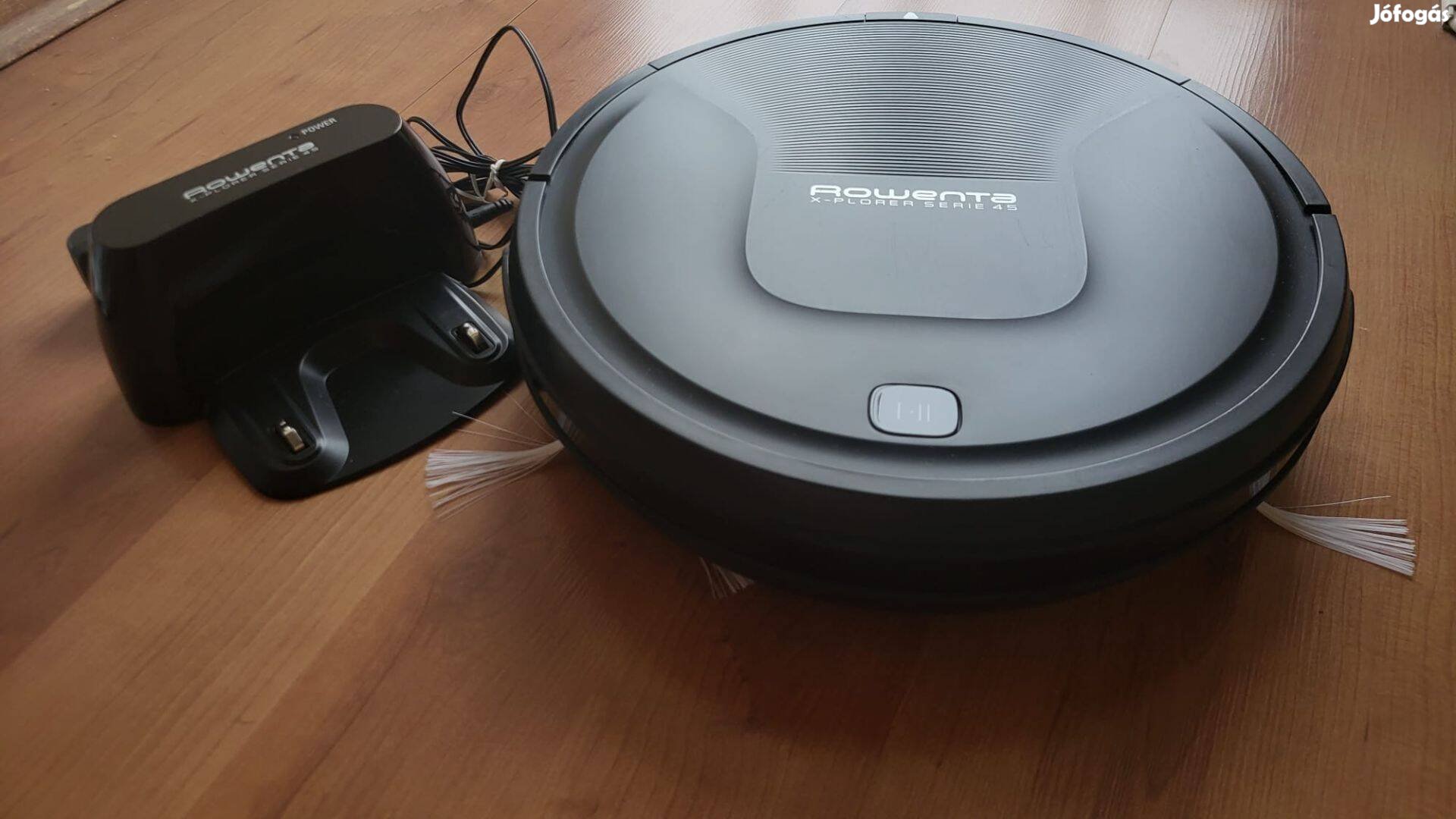 Rowenta RR8225WH X-Plorer Serie 45 robotporszívó, fekete,