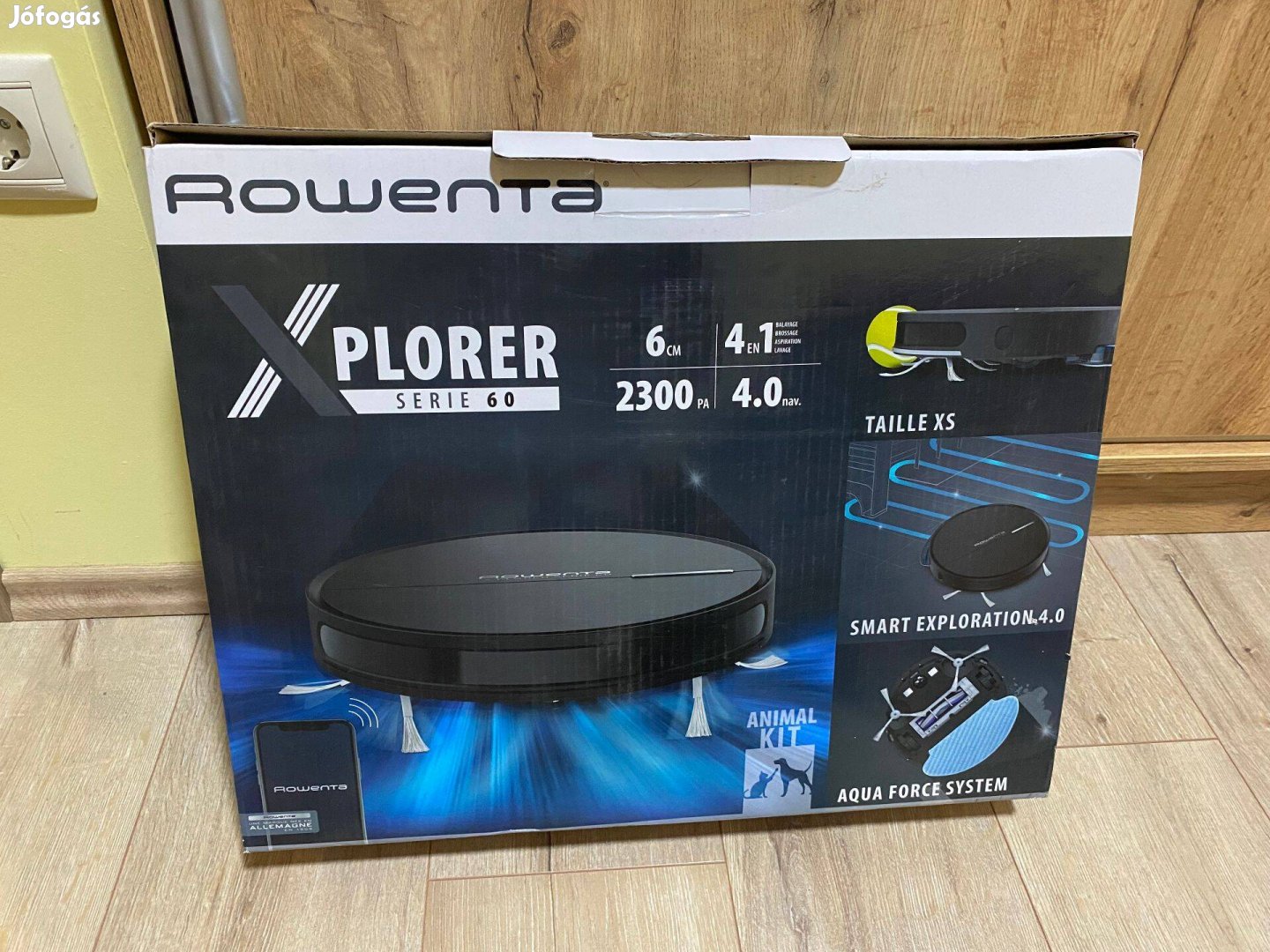 Rowenta Robotporszívó RR7455WH Új