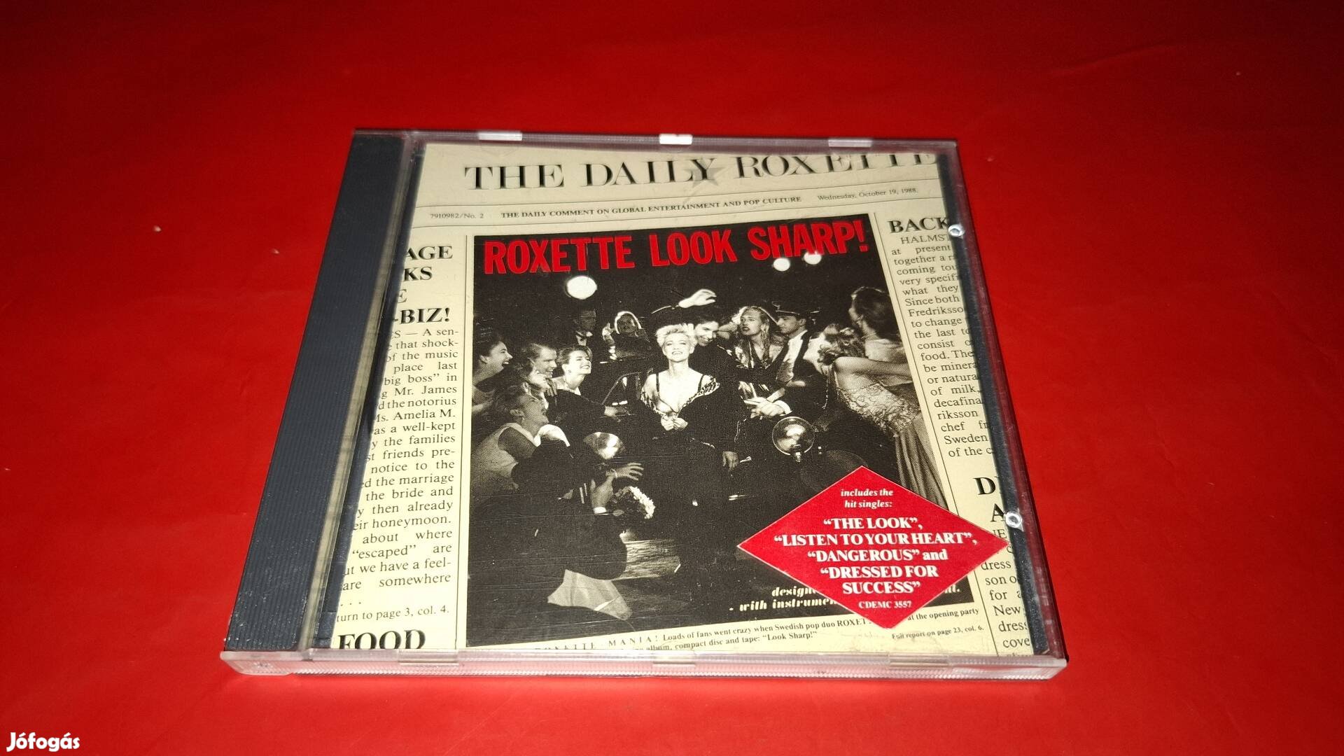 Roxette Look sharp Cd 1988