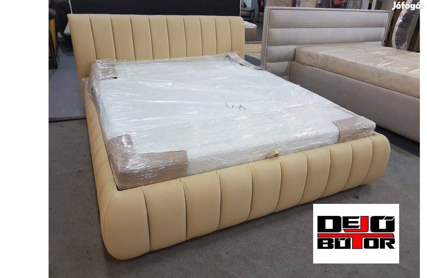 Roxy II. franciaágy betét ágyneműtartó krém 140x200 cm