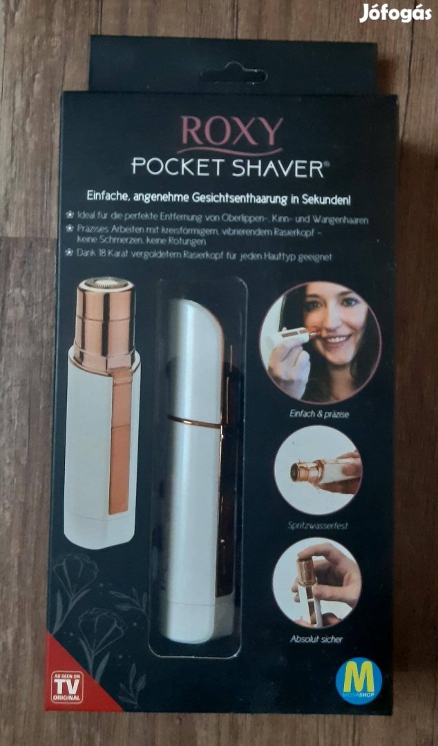 Roxy Pocket Shaver mobil arcszőrzet eltávolító (új)