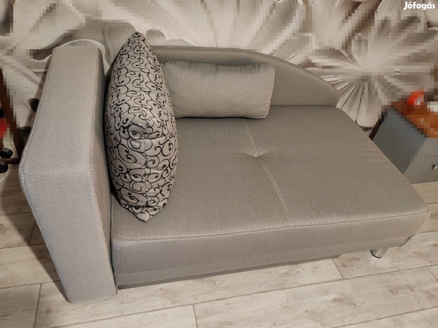 Roy szürke Fotelágy, kanapé, kanapéágy, heverő 