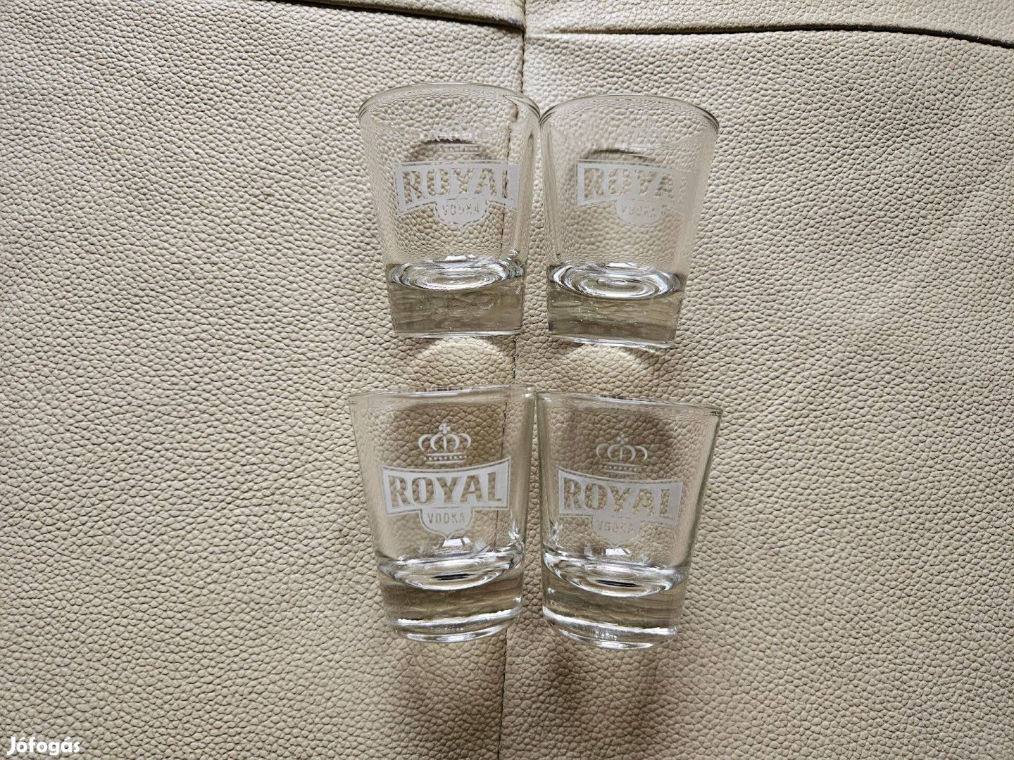 Royal vodka pohár 4cl 4 db