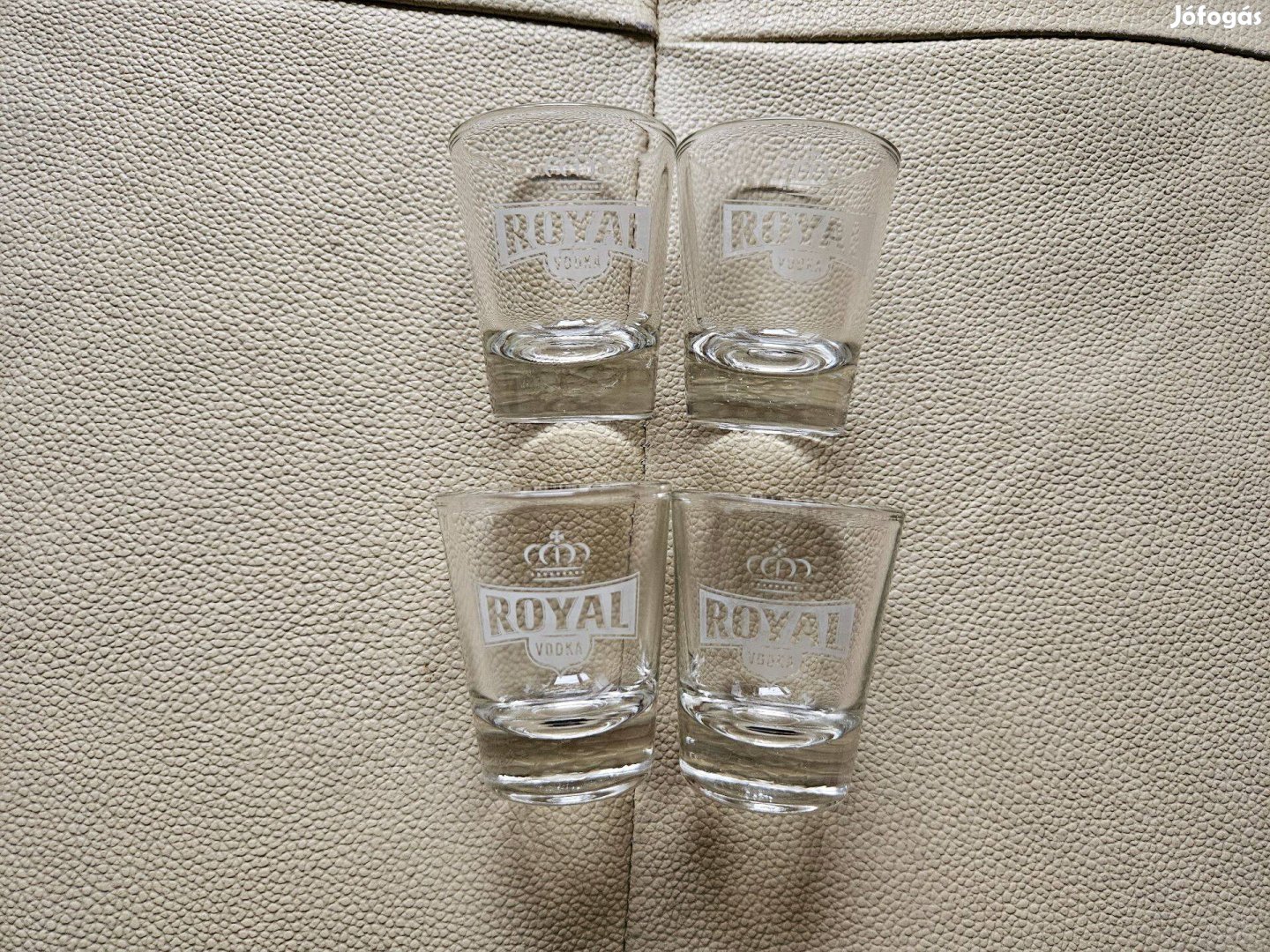 Royal vodka pohár 4cl 4 db