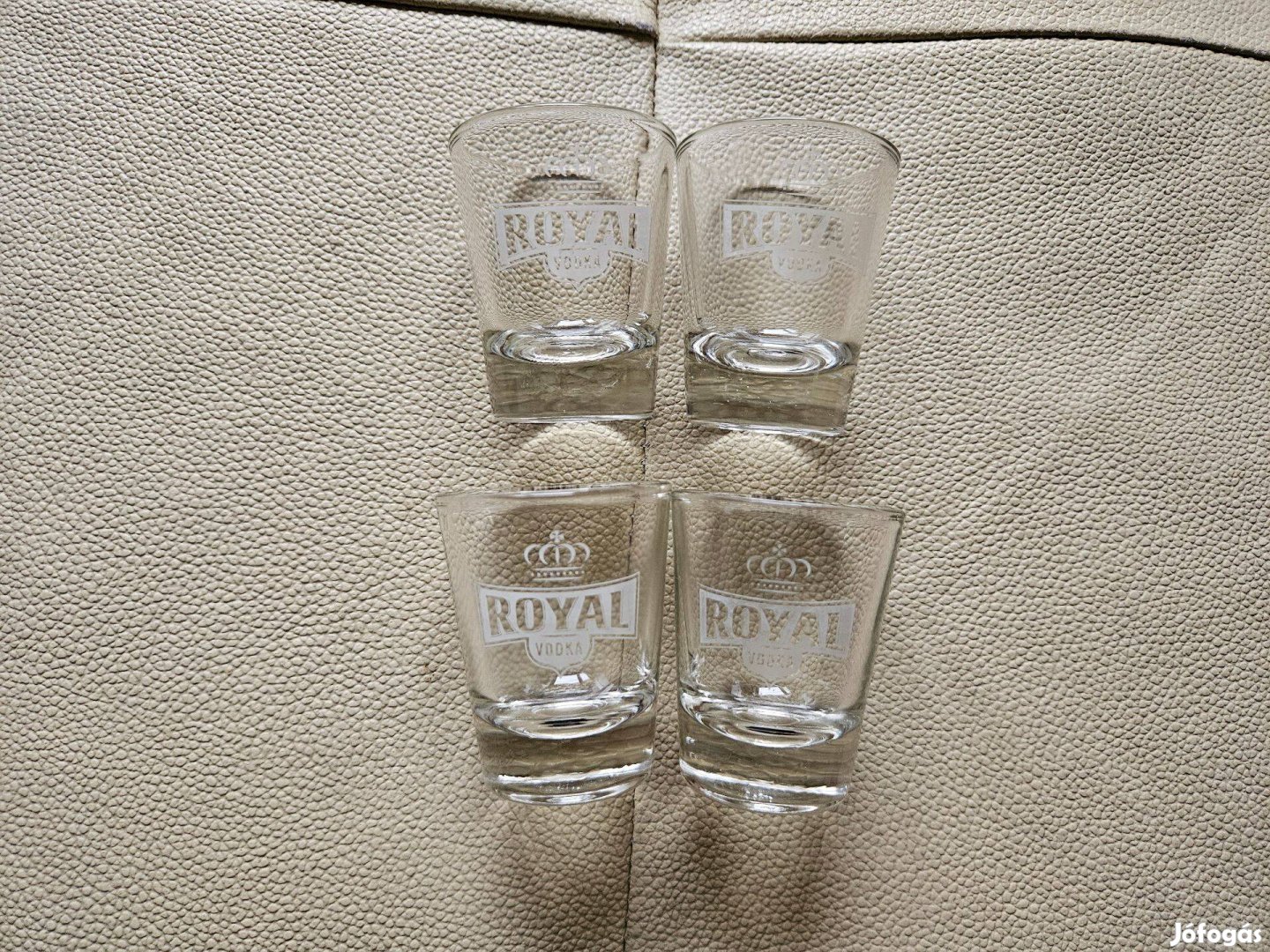 Royal vodka pohár 4cl 4 db