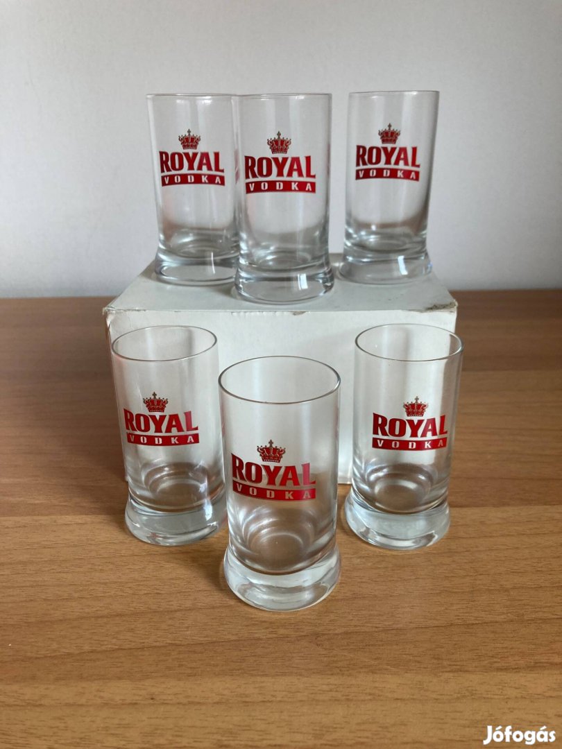 Royal vodka pohár 6db