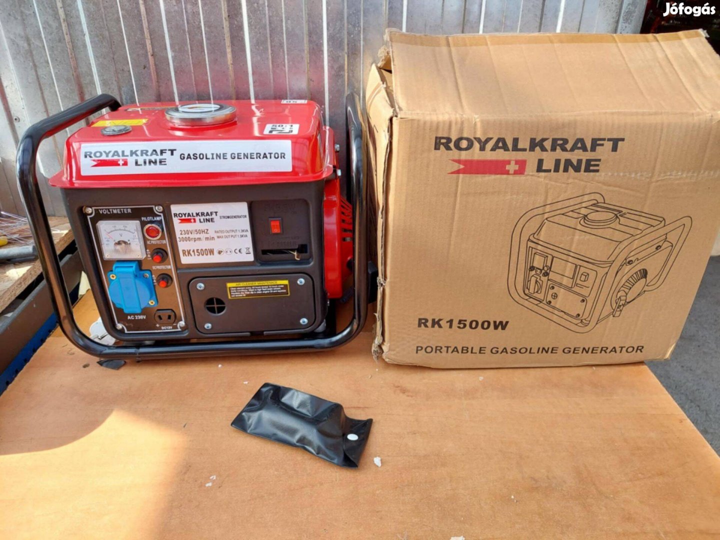 Royalkraft RK1500W benzinmotoros aggregátor, generátor