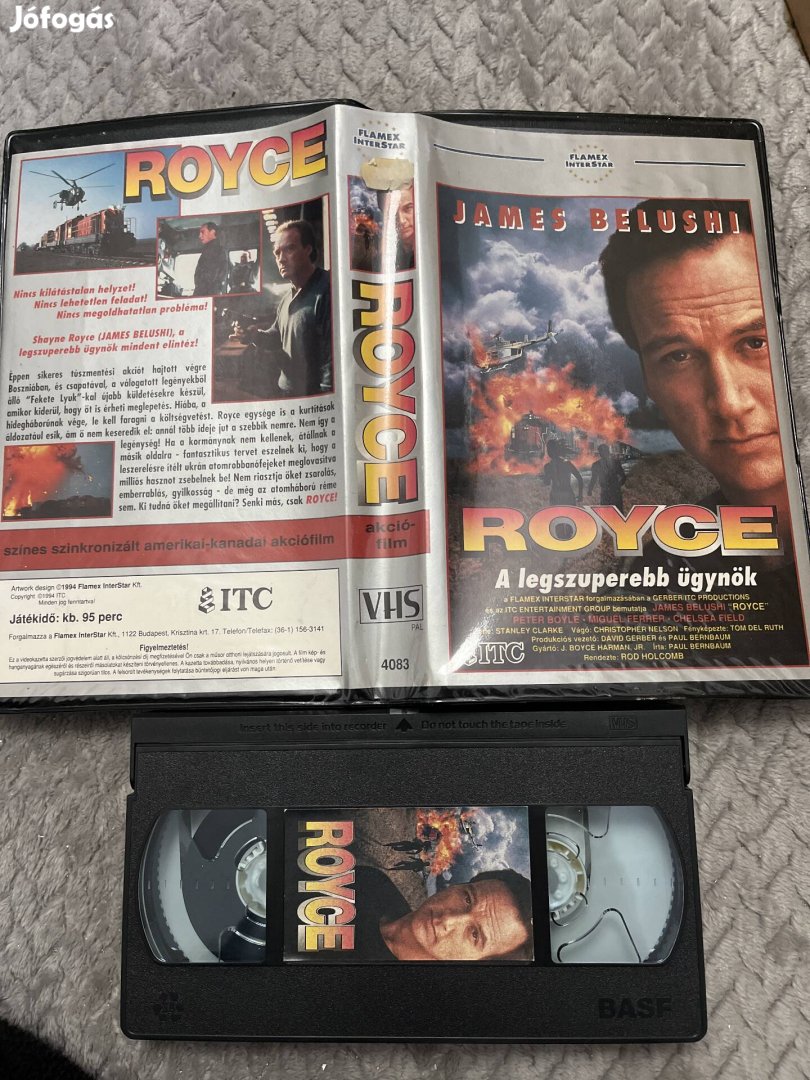 Royce a legszuperebb ügynök vhs nagytok akció