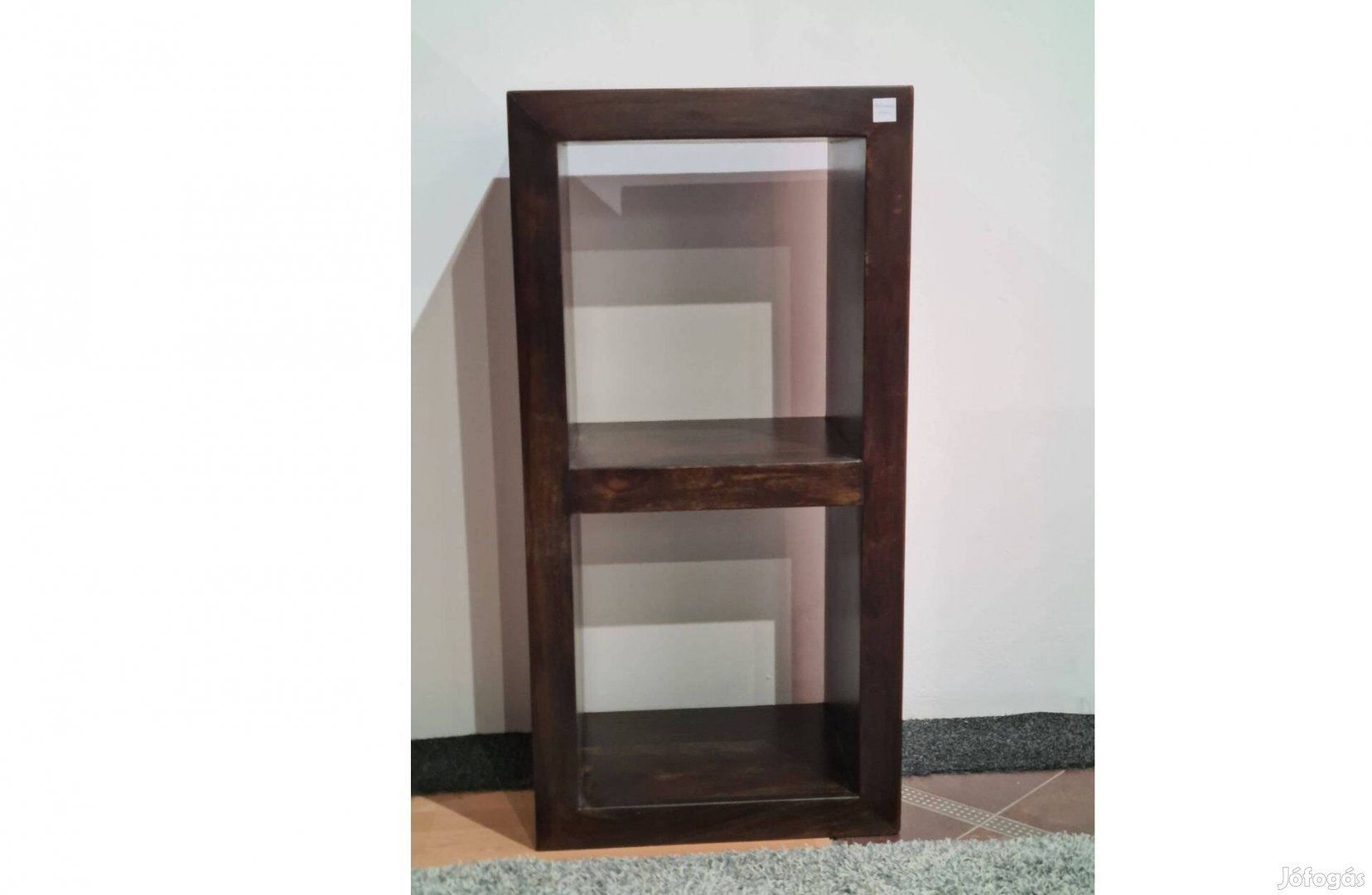 Rózsafa nyitott polcos állvány 2 részes 100 cm