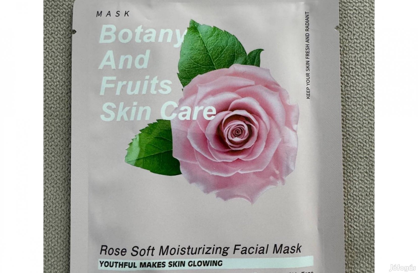 Rózsás hidratáló arcmaszk