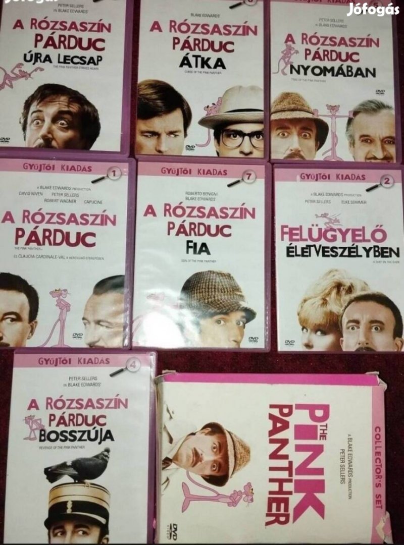 Rózsaszín Párduc DvD 7db