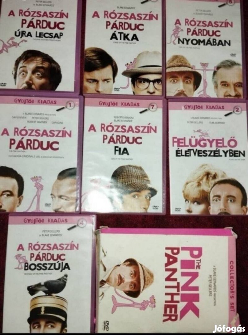 Rózsaszín Párduc DvD 7db 