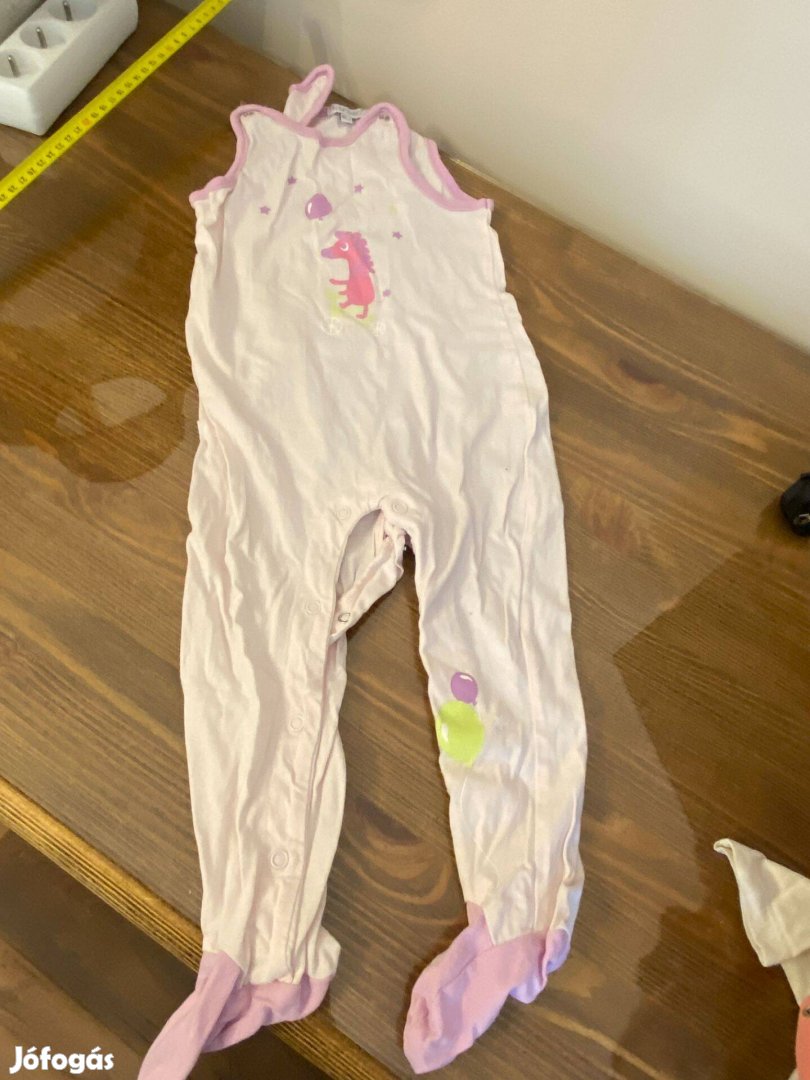 Rózsaszín alul-gombolós ruha - In extenso - Lány - 86