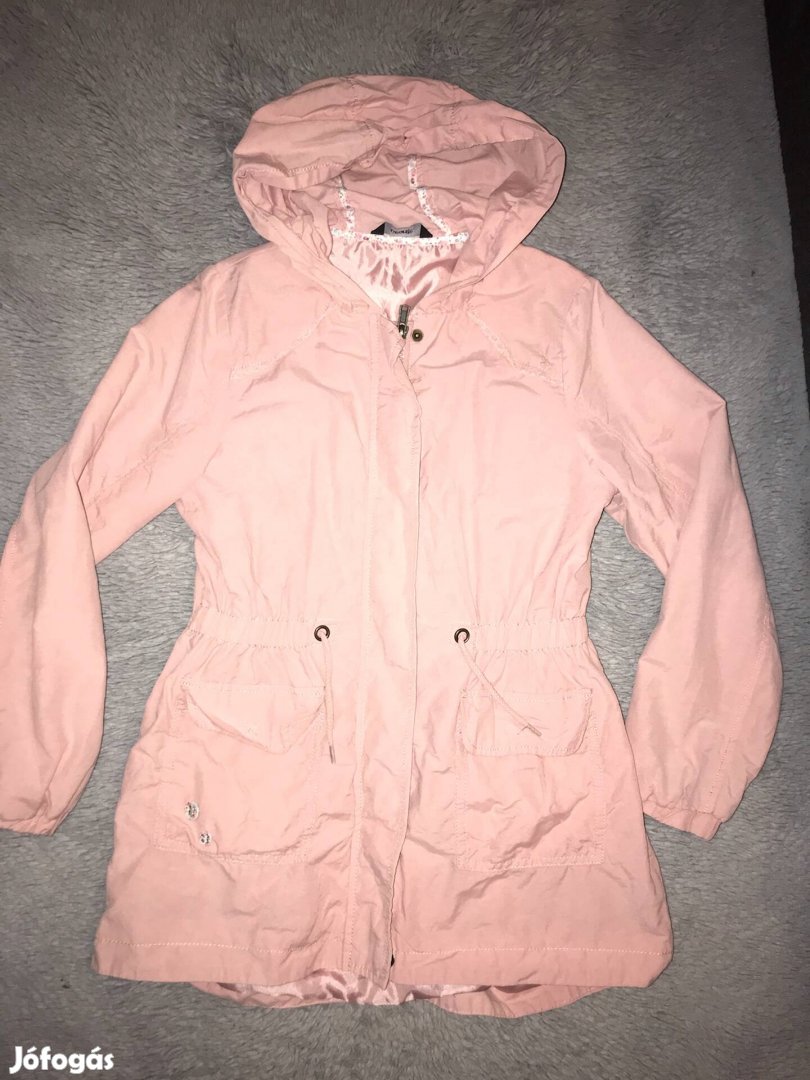 Rózsaszín átmeneti kabát 9-10 év