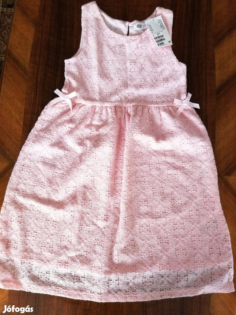 Rózsaszín csipkés gyerek nyári ruha