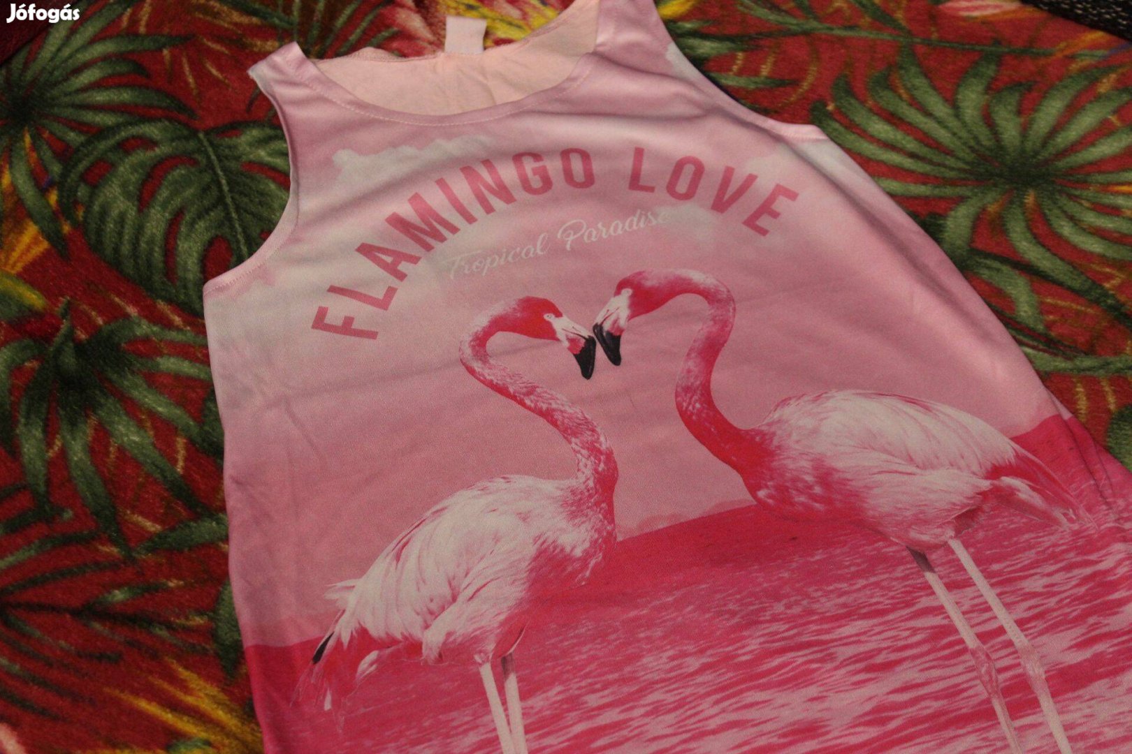 Rozsaszin flamingos polo, atleta (158-164), felnott S, Uj