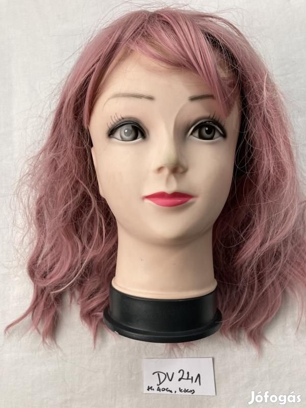 Rózsaszín haj, rózsaszín paróka DV241