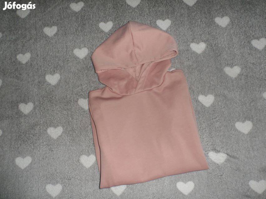 Rózsaszín kapucnis pulcsi