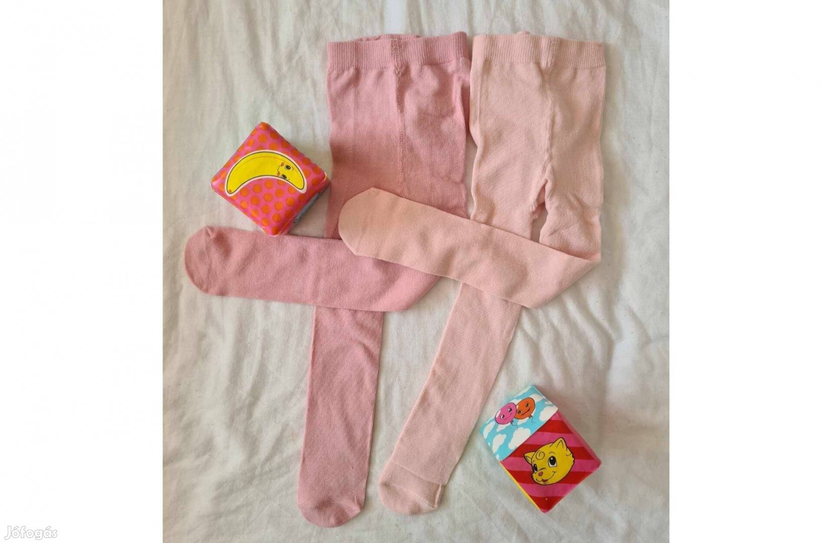Rózsaszín két darabos harisnya csomag, Primark - 6-12 hó