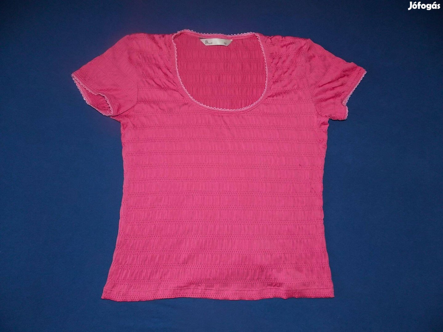 Rózsaszín kislány felső, póló 140-146-os, 11-12 évesre, EUR40-es