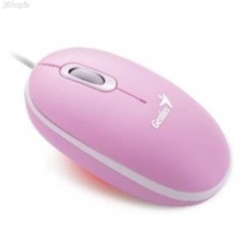 Rózsaszín laptop egér
