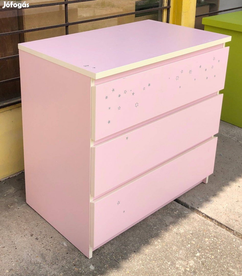 Rozsaszin malm ikea komód